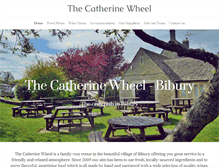 Tablet Screenshot of catherinewheel-bibury.co.uk